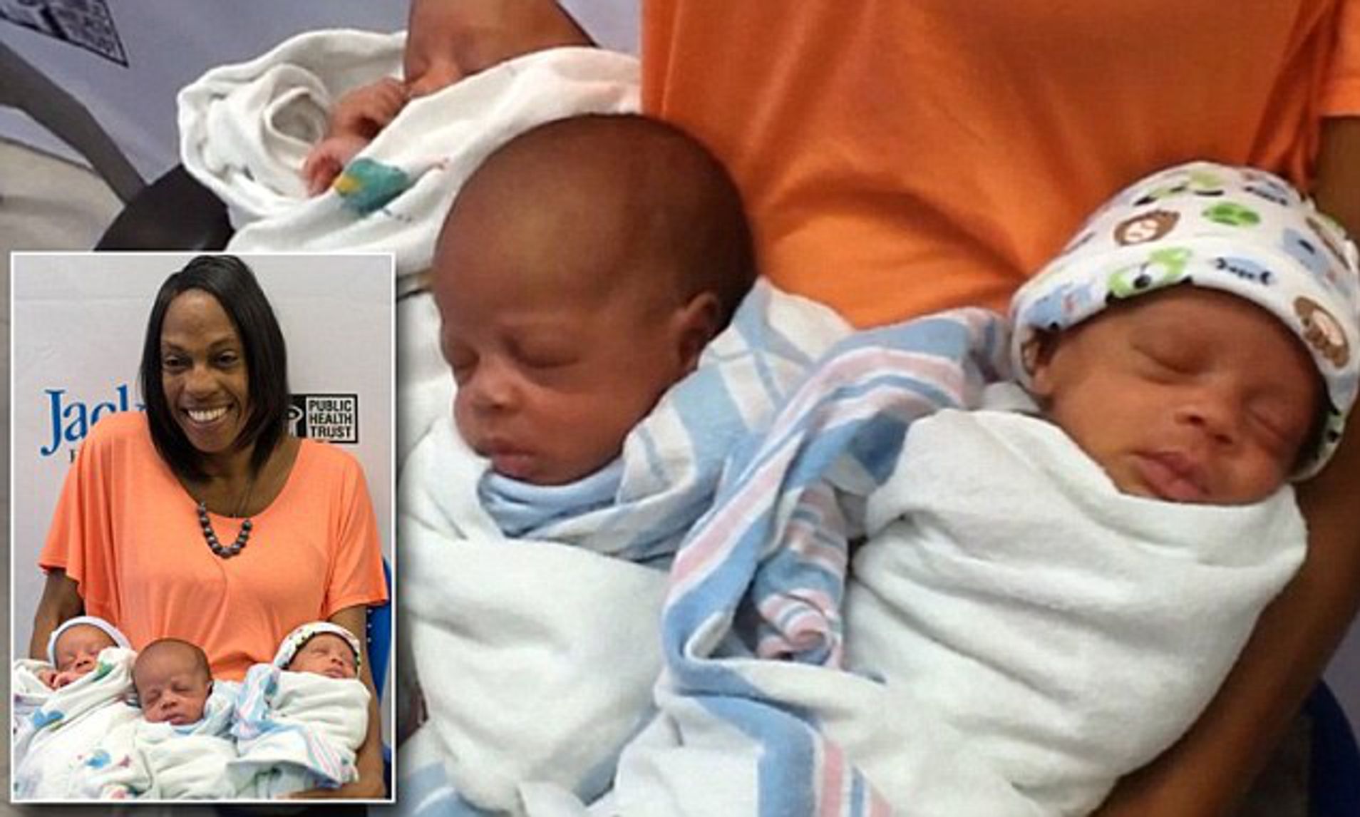 Seeing Triplets 47 Year Old Woman Gives Birth To Triplets After Naturally Conceiving And